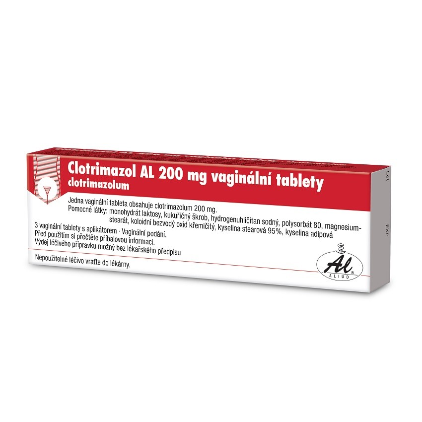 Clotrimazol Al 200mg Vaginální Neobalené Tablety 3 Bb Lékárna 4191
